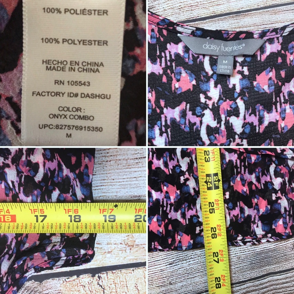 Daisy Fuentes Ruffle Tank - Picture 4 of 5